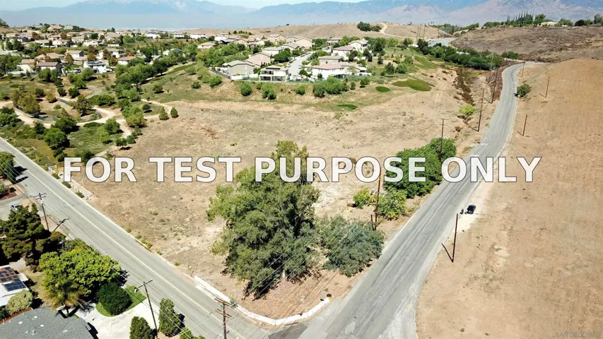 Demo/Test Data 0 Tennessee St Unit 0, Yucaipa, Ca 92399