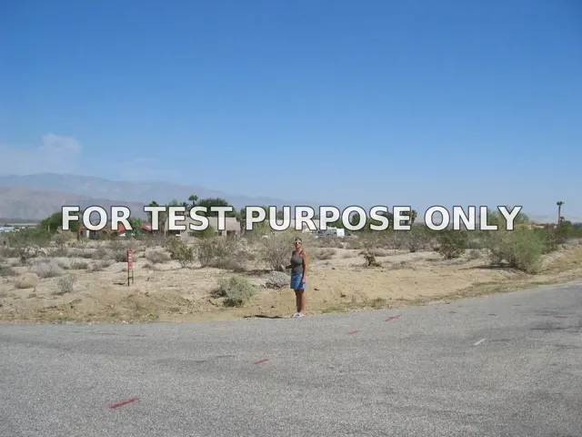 Demo/Test Data 196 Verbena Dr Unit 196, Borrego Springs, Ca 92004