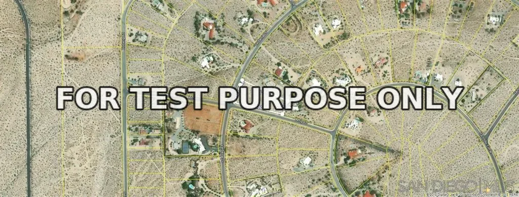 Demo/Test Data 196 Verbena Dr Unit 196, Borrego Springs, Ca 92004