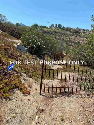 Demo/Test Data 000 Coronado Hills Drive Unit Sec 24-12-3w Neq That Por Of Par D Per Pm11015 In, San Marcos, Ca 92078