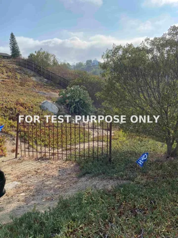 Demo/Test Data 000 Coronado Hills Drive Unit Sec 24-12-3w Neq That Por Of Par D Per Pm11015 In, San Marcos, Ca 92078