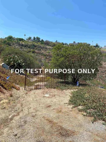 Demo/Test Data 000 Coronado Hills Drive Unit Sec 24-12-3w Neq That Por Of Par D Per Pm11015 In, San Marcos, Ca 92078