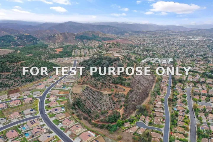 Demo/Test Data 0 Vista Ave Unit 0, Escondidio, Ca 92026