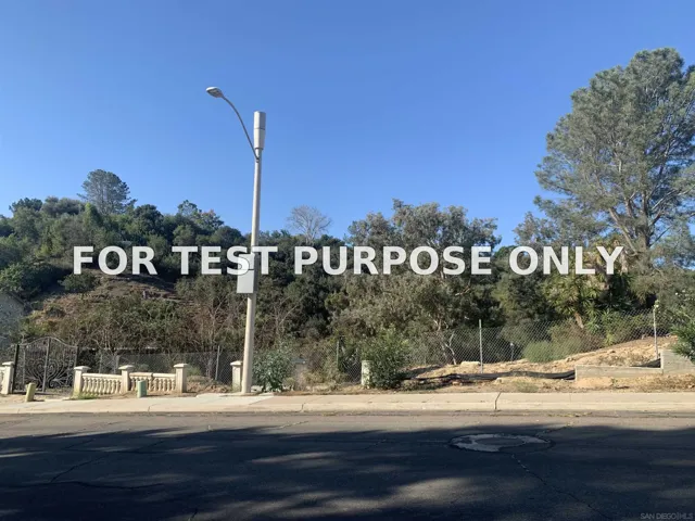 Demo/Test Data 0 Edgeworth Rd Unit Parcel 2, San Diego, Ca 92109