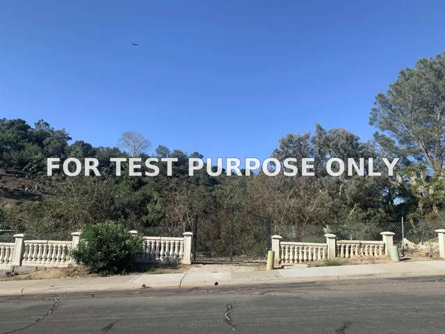 Demo/Test Data 0 Edgeworth Rd Unit Parcel 2, San Diego, Ca 92109