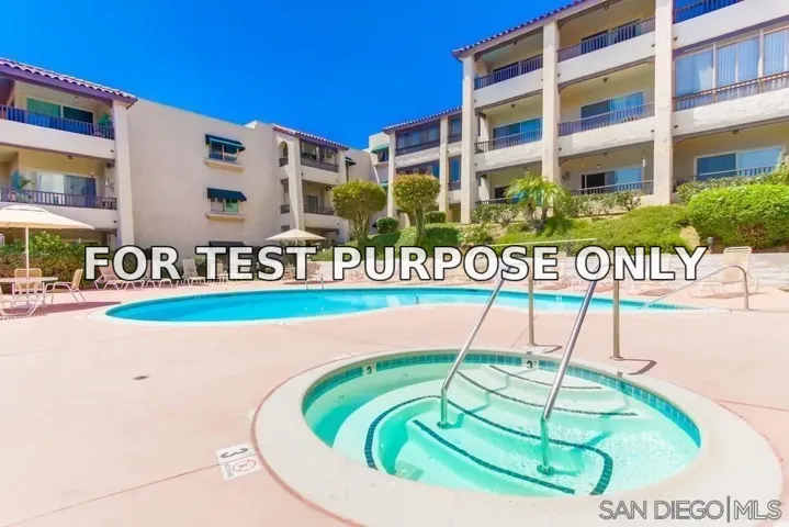 Demo/Test Data 2540 Clairemont Dr Unit 308, San Diego, Ca 92117