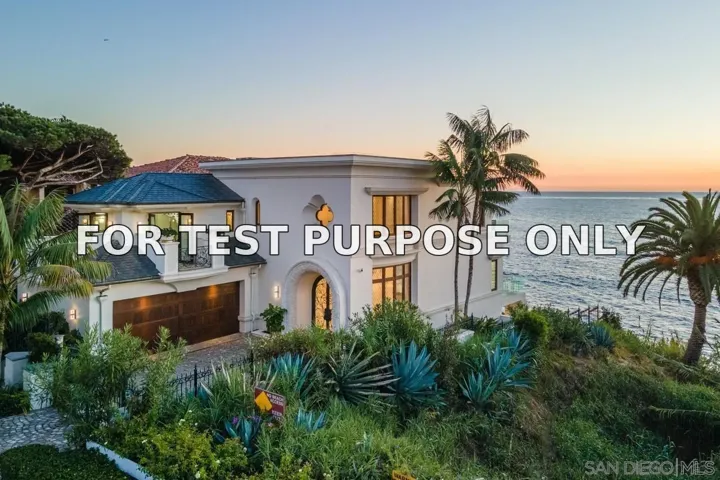 Demo/Test Data 5850 Camino De La Costa, La Jolla, Ca 92037