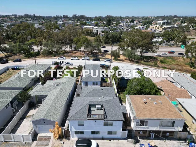 Demo/Test Data 2737-2741 1/2 G Street, San Diego, Ca 92102