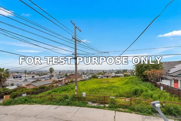 Demo/Test Data 2737-2741 1/2 G Street, San Diego, Ca 92102