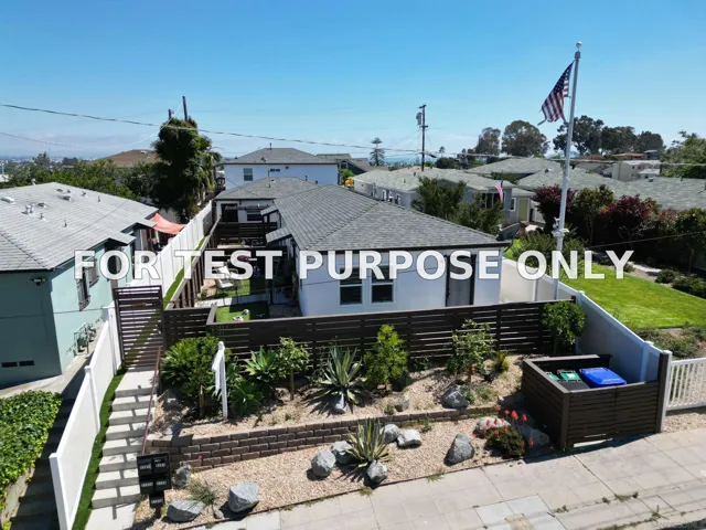 Demo/Test Data 2737-2741 1/2 G Street, San Diego, Ca 92102