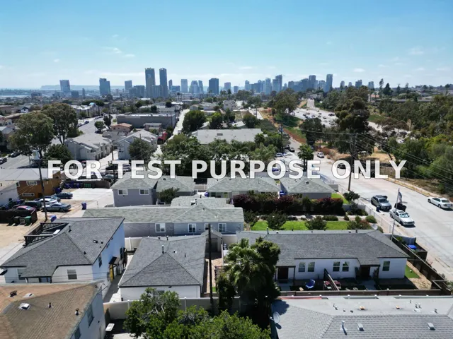 Demo/Test Data 2737-2741 1/2 G Street, San Diego, Ca 92102