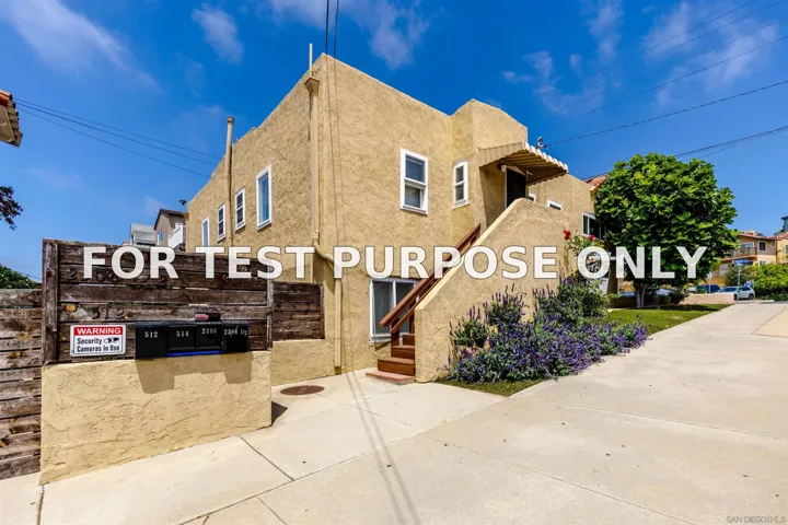 Demo/Test Data 512-14 W Juniper, San Diego, Ca 92101