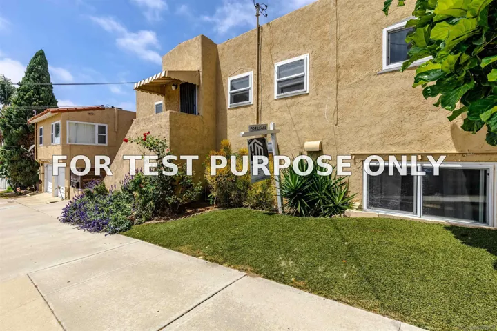 Demo/Test Data 512-14 W Juniper, San Diego, Ca 92101