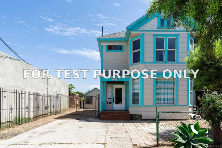 Demo/Test Data 2174 Logan Ave, San Diego, Ca 92113