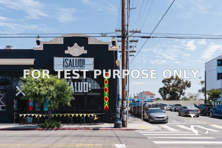 Demo/Test Data 2174 Logan Ave, San Diego, Ca 92113