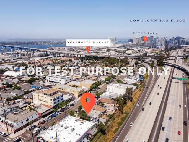 Demo/Test Data 2174 Logan Ave, San Diego, Ca 92113