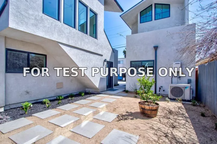 Demo/Test Data 4777 35th St, San Diego, Ca 92116