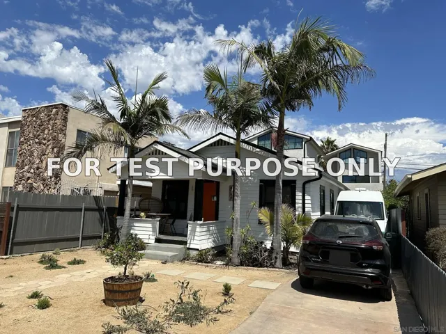Demo/Test Data 4777 35th St, San Diego, Ca 92116