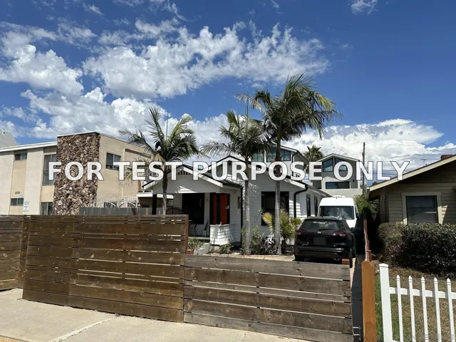 Demo/Test Data 4777 35th St, San Diego, Ca 92116