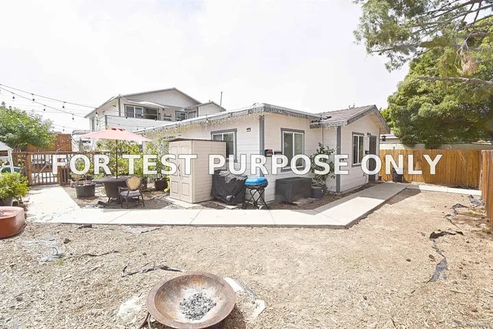 Demo/Test Data 3775 – 3779 Teak Street, San Diego, Ca 92113