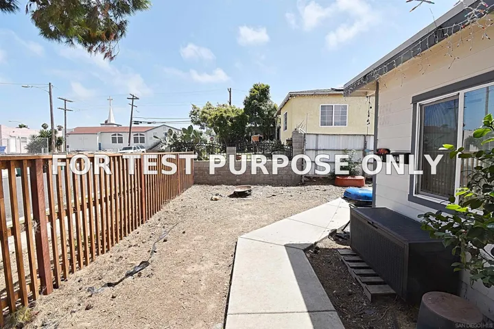 Demo/Test Data 3775 – 3779 Teak Street, San Diego, Ca 92113