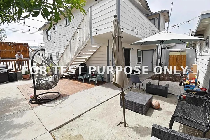 Demo/Test Data 3775 – 3779 Teak Street, San Diego, Ca 92113