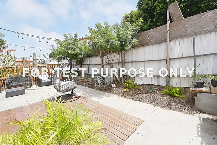 Demo/Test Data 3775 – 3779 Teak Street, San Diego, Ca 92113