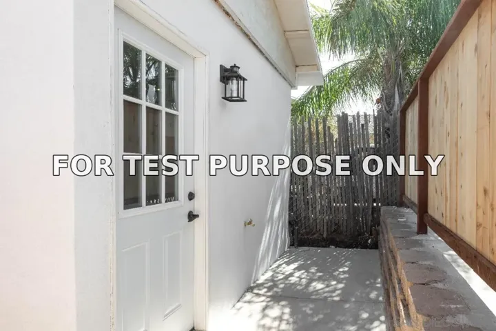 Demo/Test Data 6965 Saranac Street, San Diego, Ca 92115