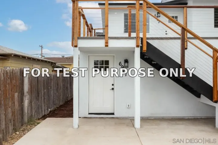 Demo/Test Data 6965 Saranac Street, San Diego, Ca 92115