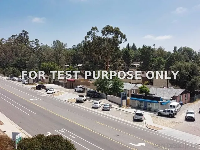 Demo/Test Data 1911-13 Alpine Blvd, Alpine, Ca 91901