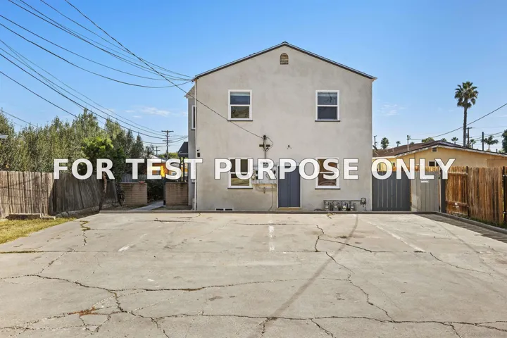 Demo/Test Data 4530-36 38th Street, San Diego, Ca 92116