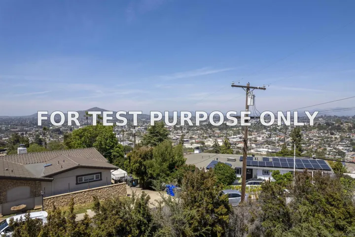 Demo/Test Data 4243 Summit Dr Unit 00, La Mesa, Ca 91941