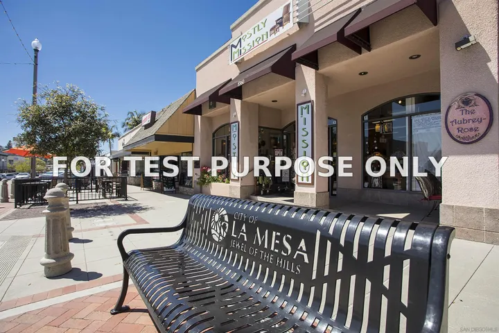 Demo/Test Data 4243 Summit Dr Unit 00, La Mesa, Ca 91941
