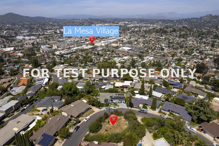 Demo/Test Data 4243 Summit Dr Unit 00, La Mesa, Ca 91941