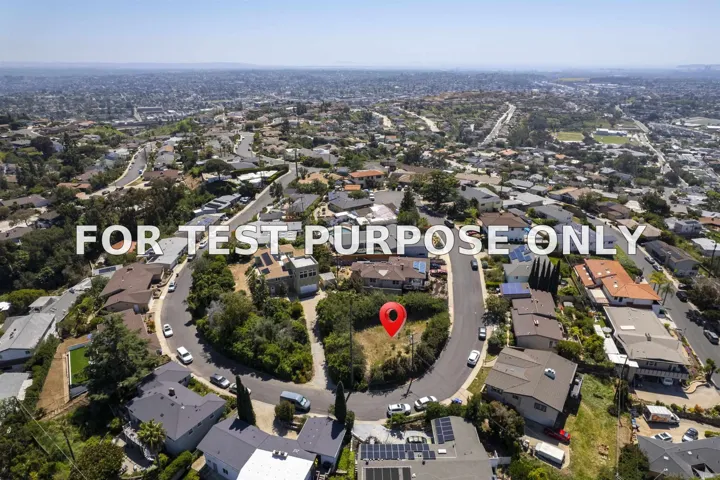Demo/Test Data 4243 Summit Dr Unit 00, La Mesa, Ca 91941