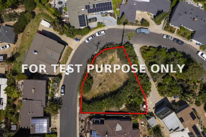 Demo/Test Data 4243 Summit Dr Unit 00, La Mesa, Ca 91941