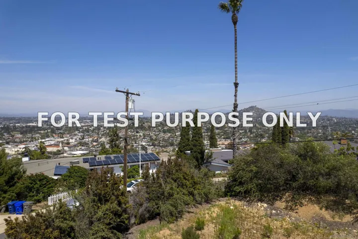 Demo/Test Data 4243 Summit Dr Unit 00, La Mesa, Ca 91941