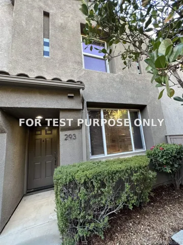 Demo/Test Data 293 Churchill Lane, San Marcos, Ca 92078