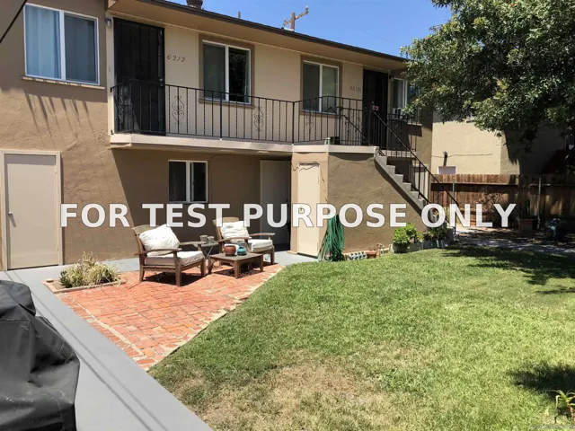 Demo/Test Data 6210-6212 1/2 Stanley Ave, San Diego, Ca 92115
