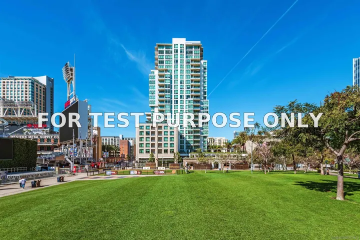 Demo/Test Data 325 7th Ave. Unit 2003, San Diego, Ca 92101