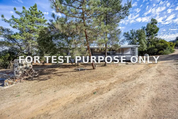 Demo/Test Data 20855 Cinnamon Dr, Jamul, Ca 91935