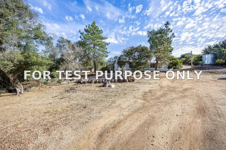 Demo/Test Data 20855 Cinnamon Dr, Jamul, Ca 91935