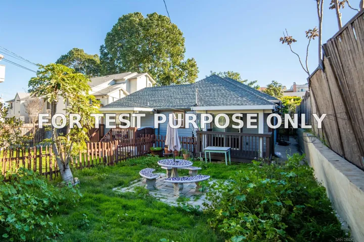 Demo/Test Data 2672 Market St, San Diego, Ca 92102