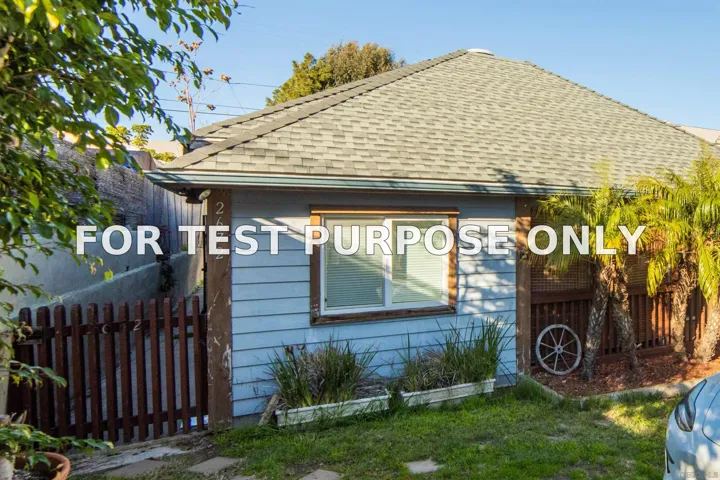 Demo/Test Data 2672 Market St, San Diego, Ca 92102