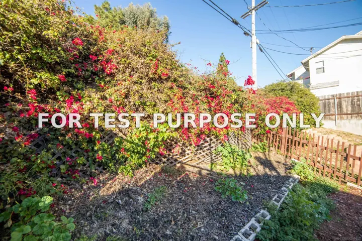 Demo/Test Data 2672 Market St, San Diego, Ca 92102