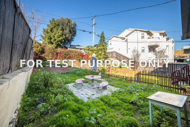 Demo/Test Data 2672 Market St, San Diego, Ca 92102