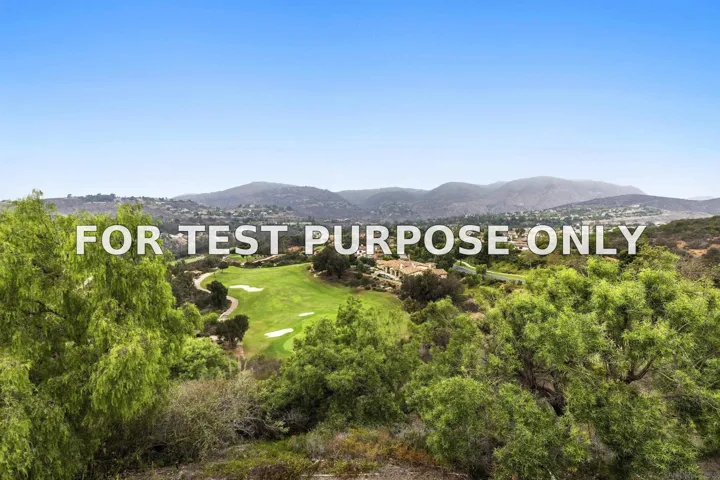 Demo/Test Data 16647 Riding High Way, San Diego, Ca 92127