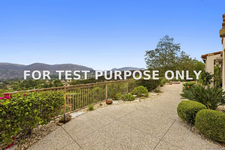 Demo/Test Data 16647 Riding High Way, San Diego, Ca 92127