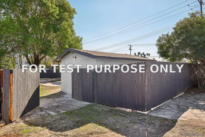 Demo/Test Data 8806 Lamar St, San Diego, Ca 91977
