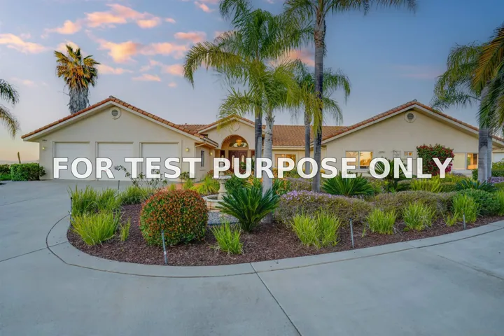 Demo/Test Data 9941 Lan Ln, Escondido, Ca 92026